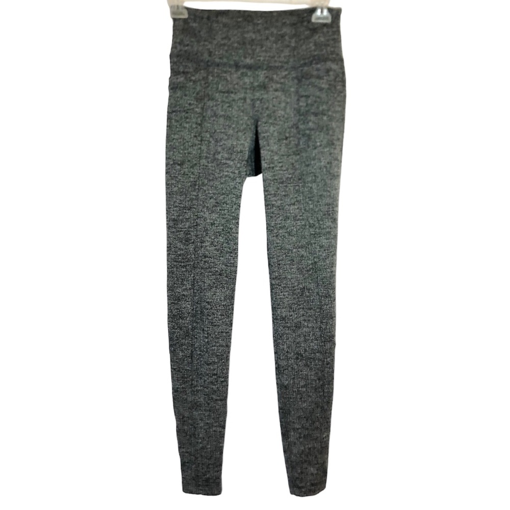 Athleta Pocket Leggings Chevron Herringbone Gray Women's Size XS - Picture 4 of 12